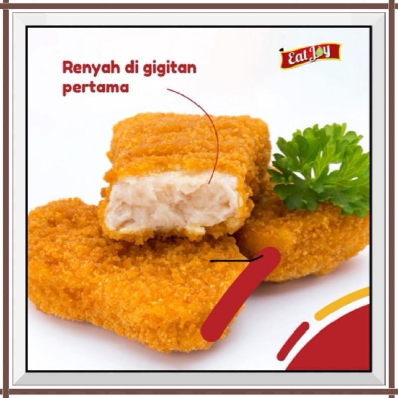 

Premium Eat Joy / Eatjoy Chicken Nugget Premium 500 Gr / 1 Kg Prermium