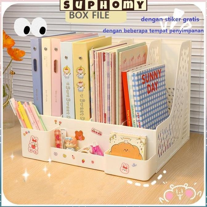 Rak Buku Rak Penyimpanan Rak pena tempat buku