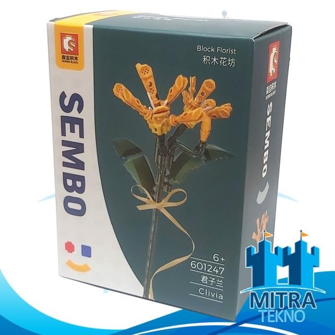 SEMBO Block Florist Flower Bouquet 601247 - Clivia