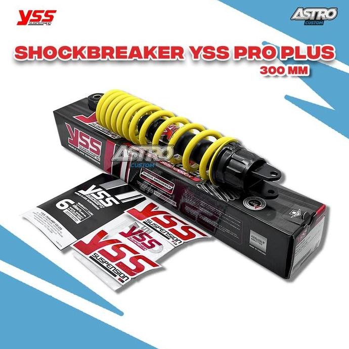 Shockbreaker Shock Single YSS Pro Plus Mio Karbu Mio M3 125 Fino Beat Scoopy Genio Xeon Spacy 300MM 