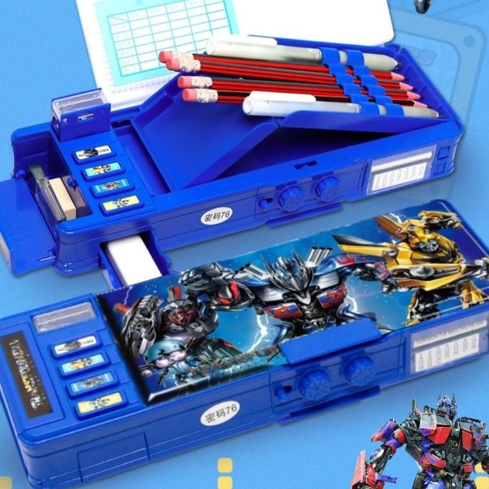 

Tempat Pensil Transformer Kode Password Kotak Pencil Anak Laki Laki