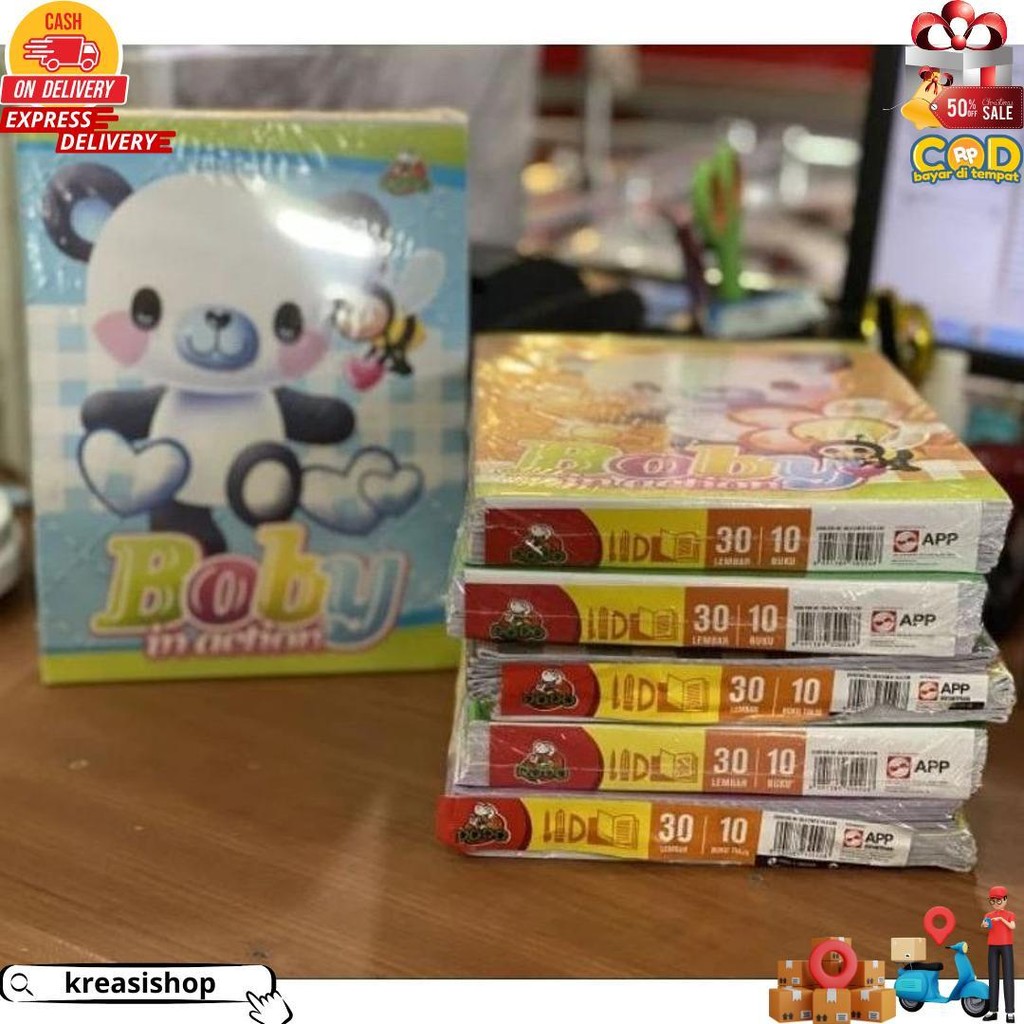 

Buku Tulis - Dodo - 30 Lembar - Isi 10 Buku Tulis D Best Seller