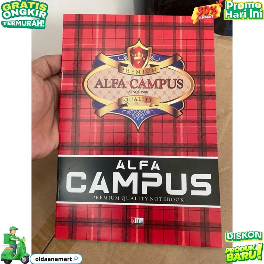 

Buku Tulis Campus Besar Isi 50 Lembar 1 Pak Isi 10Buku 1Buku Premium Quality D Sale