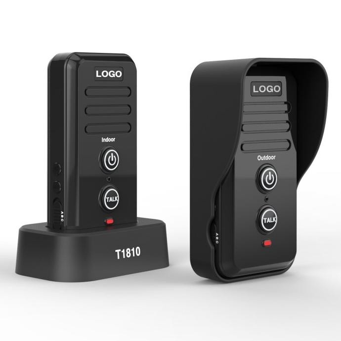 BELL DUA AUDIO INTERCOM BEL INTERKOM WIRELESS DOORBELL RUMAH OFFICE