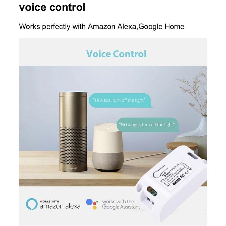 Terjangkau Smatrul Saklar Wifi Remote Control 2 Smart Switch Light Google Home