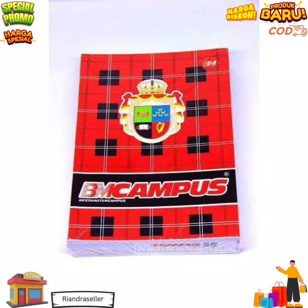 

Buku Tulis Bmc Campus Isi 36Lembar (1 Pak Isi 10 Buku) D Promo Puncak