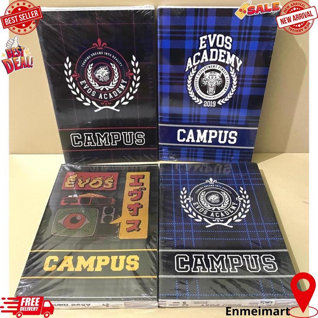 

[5 Buku - 42 Lembar] Buku Besar / Boxy - Evos Academy Campus - 42 Lembar D Termurah