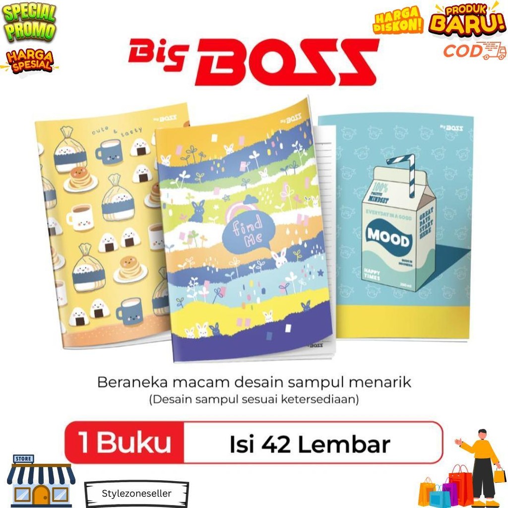 

Bigboss Buku Tulis 42 Lembar - Bbo Eb 42 D Termurah