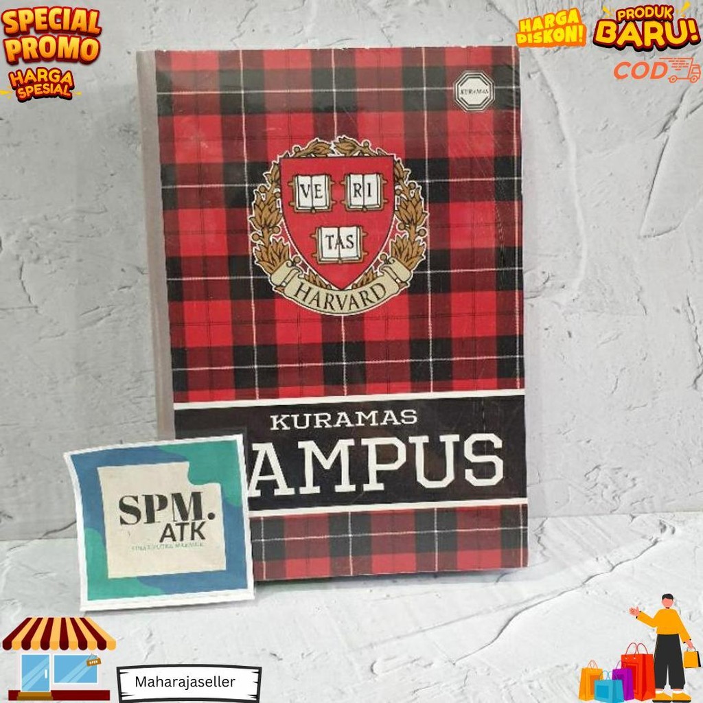

(10 Pcs) Buku Tulis Campus Kuramas 36 Lembar Ukuran Panjang D Gratis Ongkir