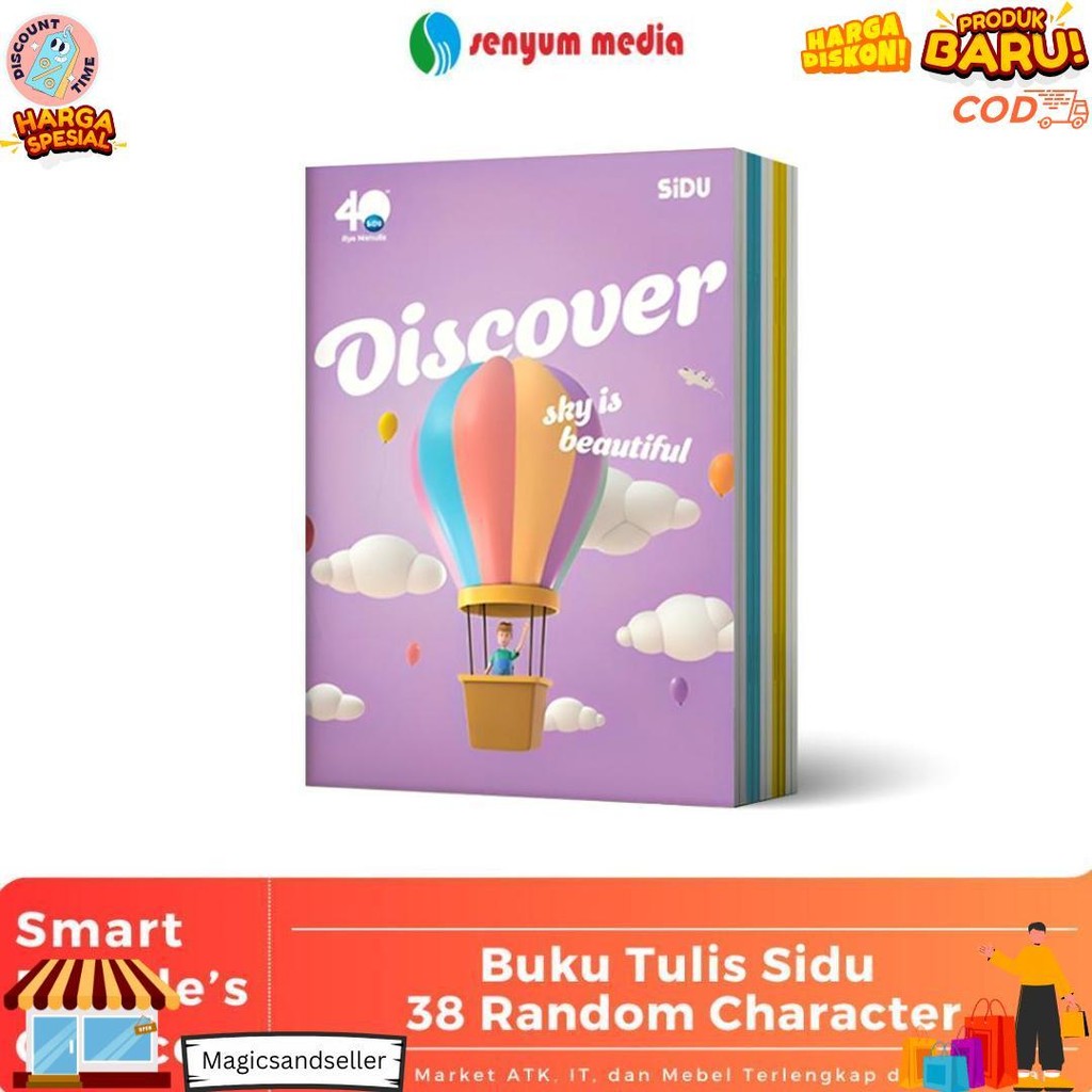 

Buku Tulis Sinar Dunia Sidu 38 Lembar Random Character (1 Pack Isi 10 Buku) (S:Pak) D Termurah