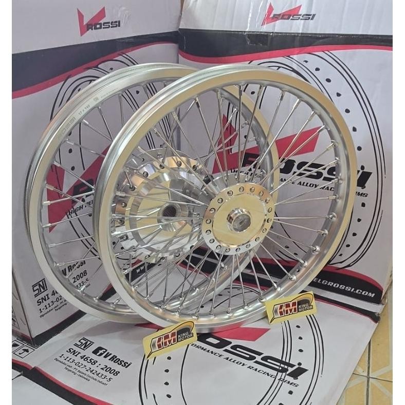 Velg Paketan Velg Jari jari Ring 17 Vario 125/150 Beat Vario Scoopy Genio Spacy 140X17 Stelan Lurus 