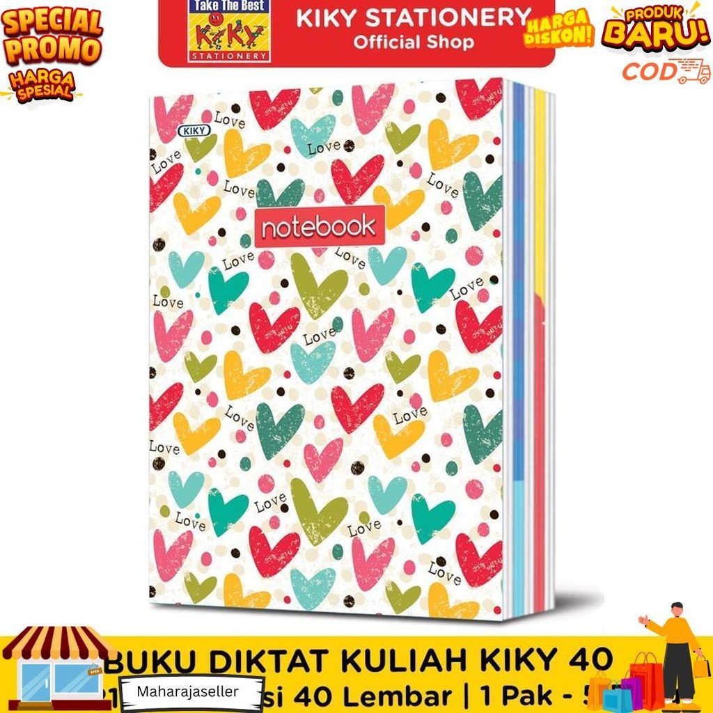 

Kiky Buku Diktat Kuliah 40 Lembar Uk. 21 X 28 Cm D Termurah