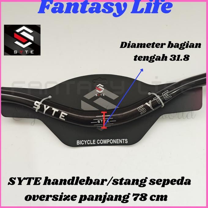 FANTASY STANG HANDLEBAR SYTE PANJANG 78 CM ALLOY SEPEDA MTB FEDERAL