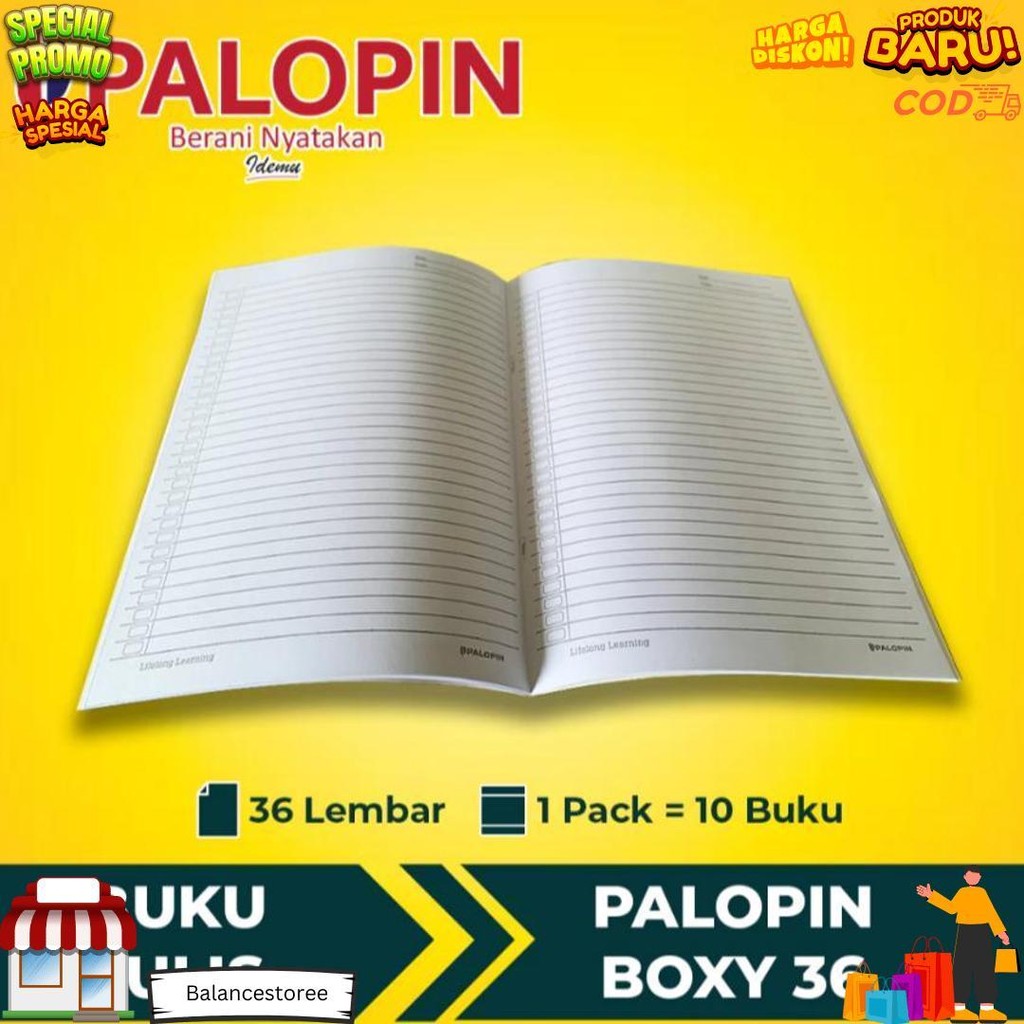 

Buku Tulis Campus 50 Lembar Palopin ( Pack ) D Termurah