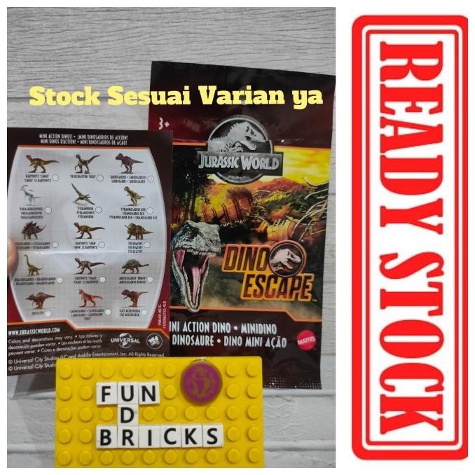 Jurassic World Mini Action Dino Escape Original Mattel