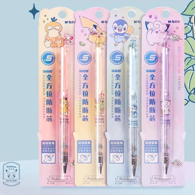 

24Pcs/Lot Pokemon Mechanical Gel Pen Cute 0.5/0.7Mm Pencil Promotional Gift Office School Supplies