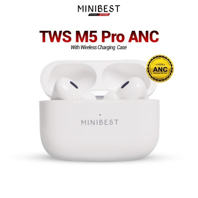 Original MINIBEST M5 Pro ANC TWS Earphone Headset Bluetooth V5.3