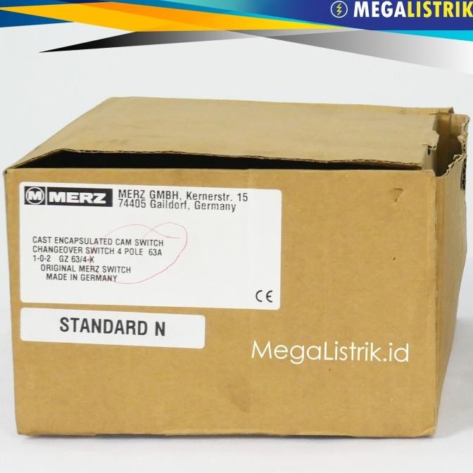Diskon Merz Gz 1-0-2 4P 63A Ohm Saklar Cam / Changeover Switch Handle Genset