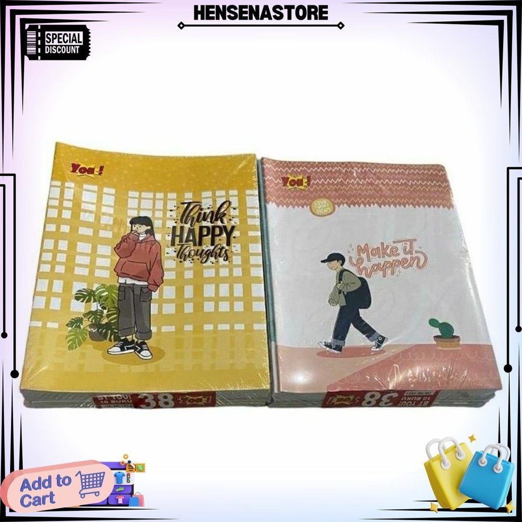 

Buku Tulis 38 Lembar || Buku Tulis 38 You By Kiky D Gratis Ongkir
