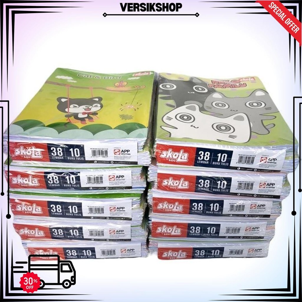 

Buku Tulis Sidu Skola 38 Lembar Murah / Buku Sekolah 1 Pak Isi 10 Buku D Gratis Ongkir