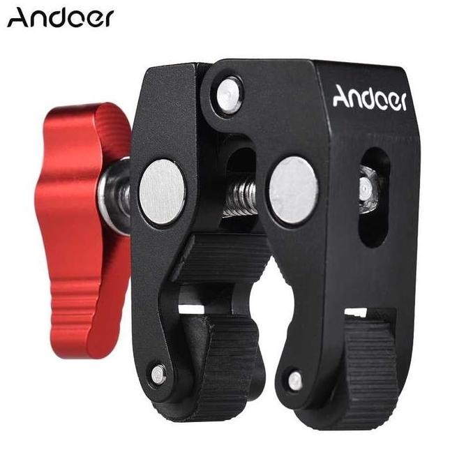 Andoer Ball Head Clamp Magic Arm Kamera 1/4 Thread for LED Light 1420