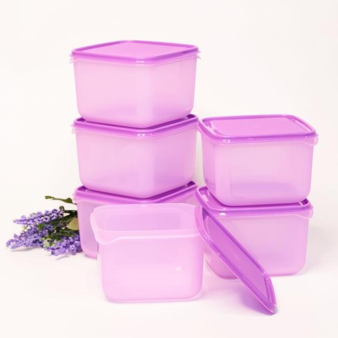 [COD] [TERMURAH] MODERNO VOXY SET OF 6 PCS UNGU ( TOPLES PLASTIK )