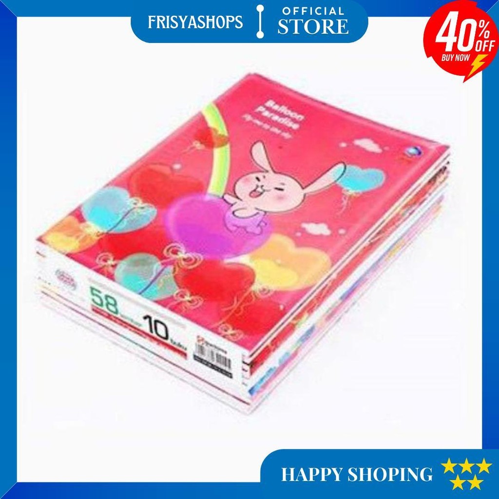 

Buku Tulis Sinar Dunia 58 Lembar ( Sidu ) Uk Quarto Random Cover - Pak (10Pcs) D Promo 4.4