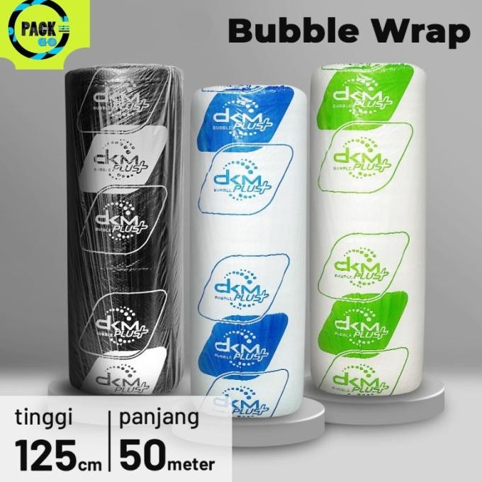 

tersedia bubble wrap plastik dkm plus 50cm x 50m bening berwarna premium 50 cm x 50 m roll