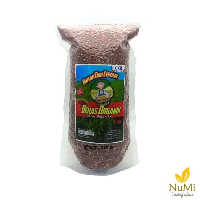 

tersedia organic red rice | beras merah pecah kulit organik 1 kg - rtl