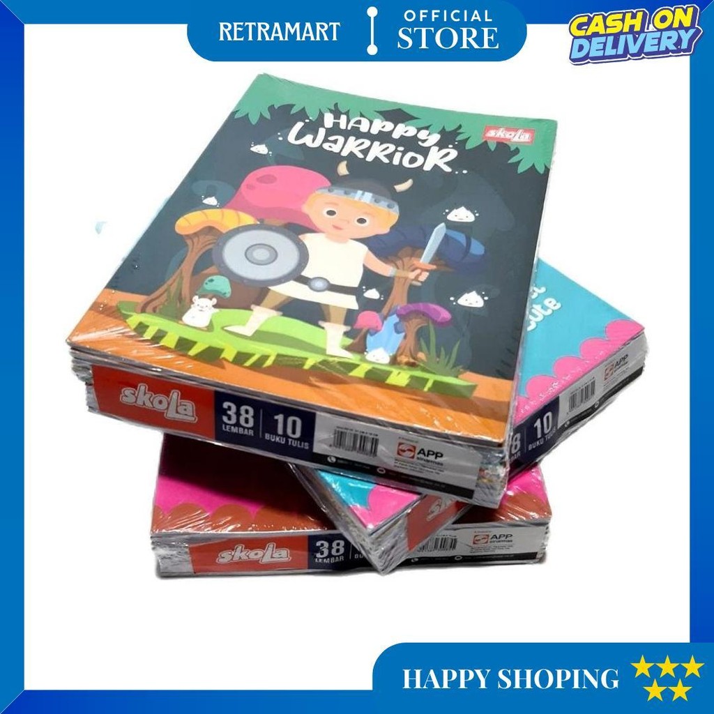 

(1 Pack / 10 Buku) Buku Tulis Isi 38 Lembar Skola By Sidu D Best Seller