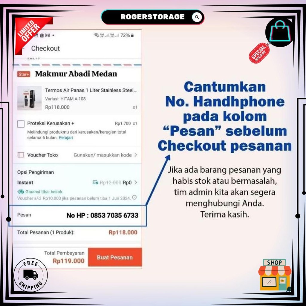 

(1Pack:10Pcs) Dodo Buku Tulis Isi 50 Lembar Termurah! Best Seller / Buku Tulis Sekolah Dodo Murah Bergaris Isi 50 Lembar 10 Buku / Buku Tulis Murah 50 Dodo Isi 10 Buku D Promo Puncak