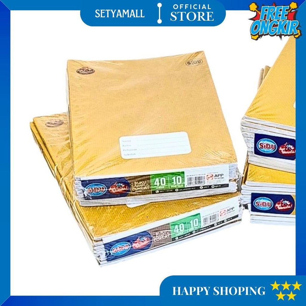 

Tbmo (New) Buku Tulis Sinar Dunia Sidu Kraft 40 Lembar (1 Pack Isi 10 Buku) D Cod