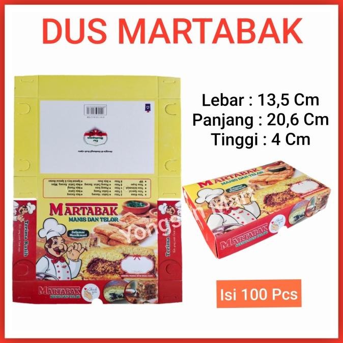 

Dus kotak martabak telor martabak manis uk 21 x 13,5 Termurah