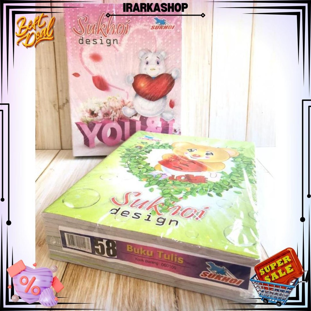 

[Callista]Buku Sukhoi 58 (Isi 10 Pcs) D Best Seller
