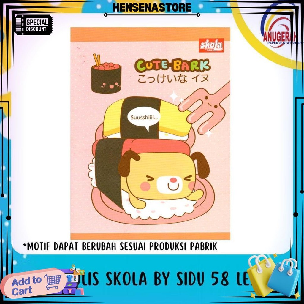 

Buku Tulis Skola By Sidu 58 Lembar (Pak) D Termurah