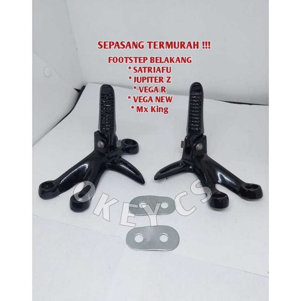 TW39 gd-324 FOOT STEP BELAKANG GANTUNG SATRIA FU JUPITER Z VEGA R MX KING VEGA NEW SEPASANG STEP FU 