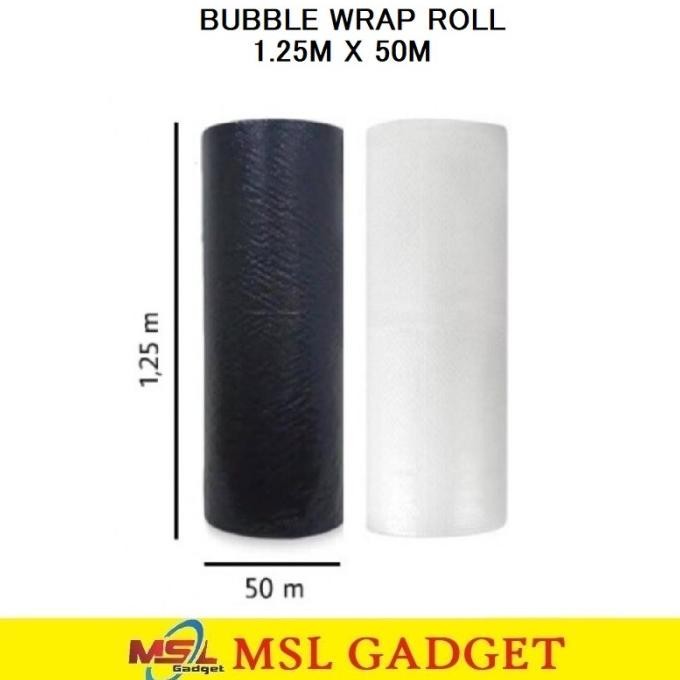 

tersedia bubble wrap roll 1.25m x 50m tebal khusus gosend / grab