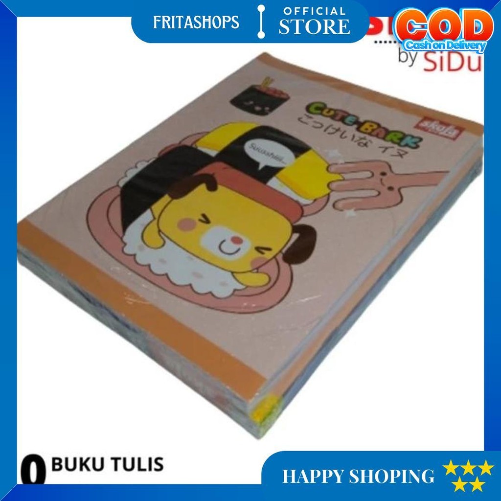 

Buku Tulis Skola By Sidu 38 Lbr, Per Pack Isi 10 D Promo 4.4