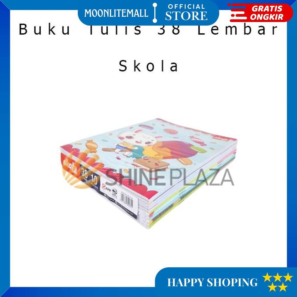 

[Pack] Buku Tulis Skola 38 Lembar 1 Pak Isi 10 Buku By Sidu Sinar Dunia D Promo Puncak