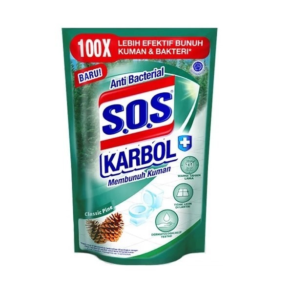 SOS KARBOL CLASSIC PINE POUCH 725 ML