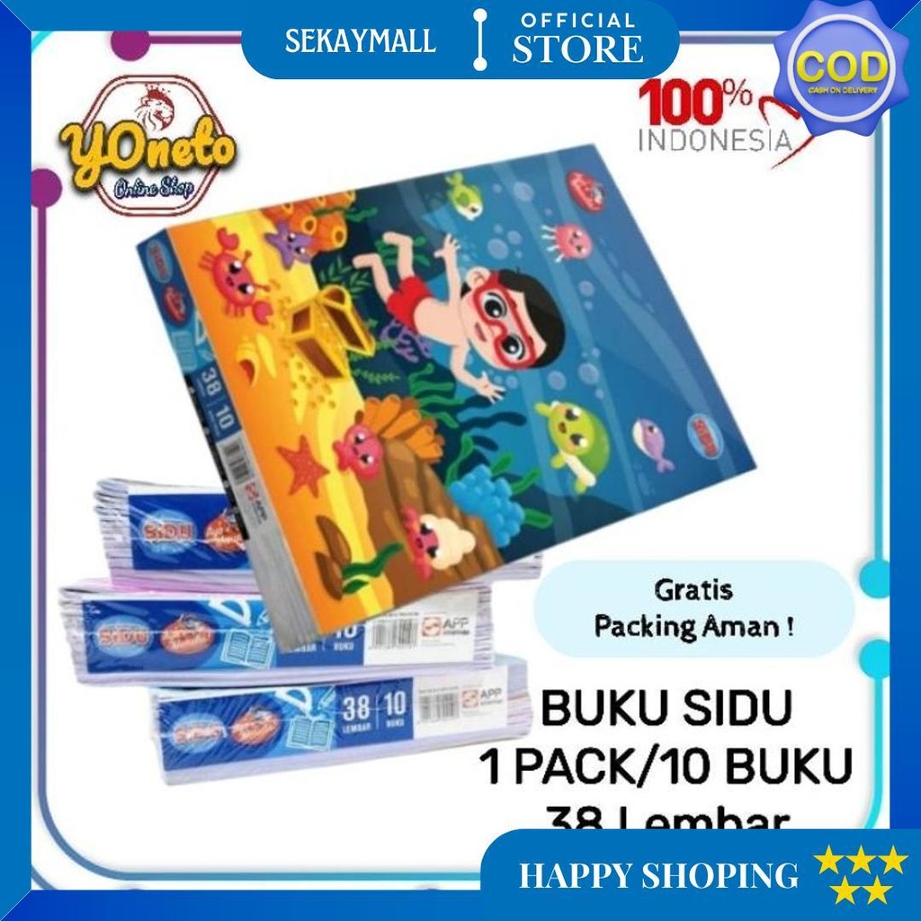 

Buku Tulis Sidu 38 (1Pack 10 Buku) D Terlaris