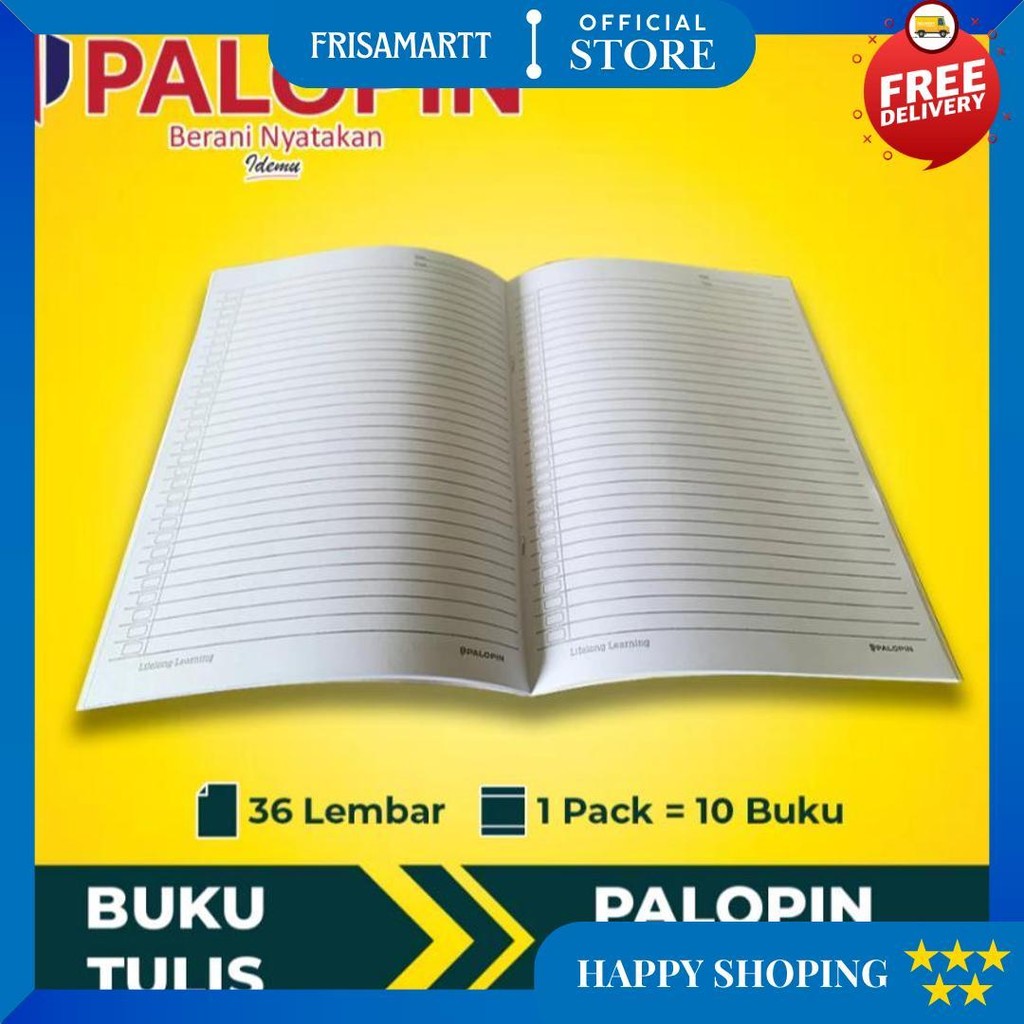 

Buku Tulis Campus 50 Lembar Palopin ( Pack ) D Promo 4.4