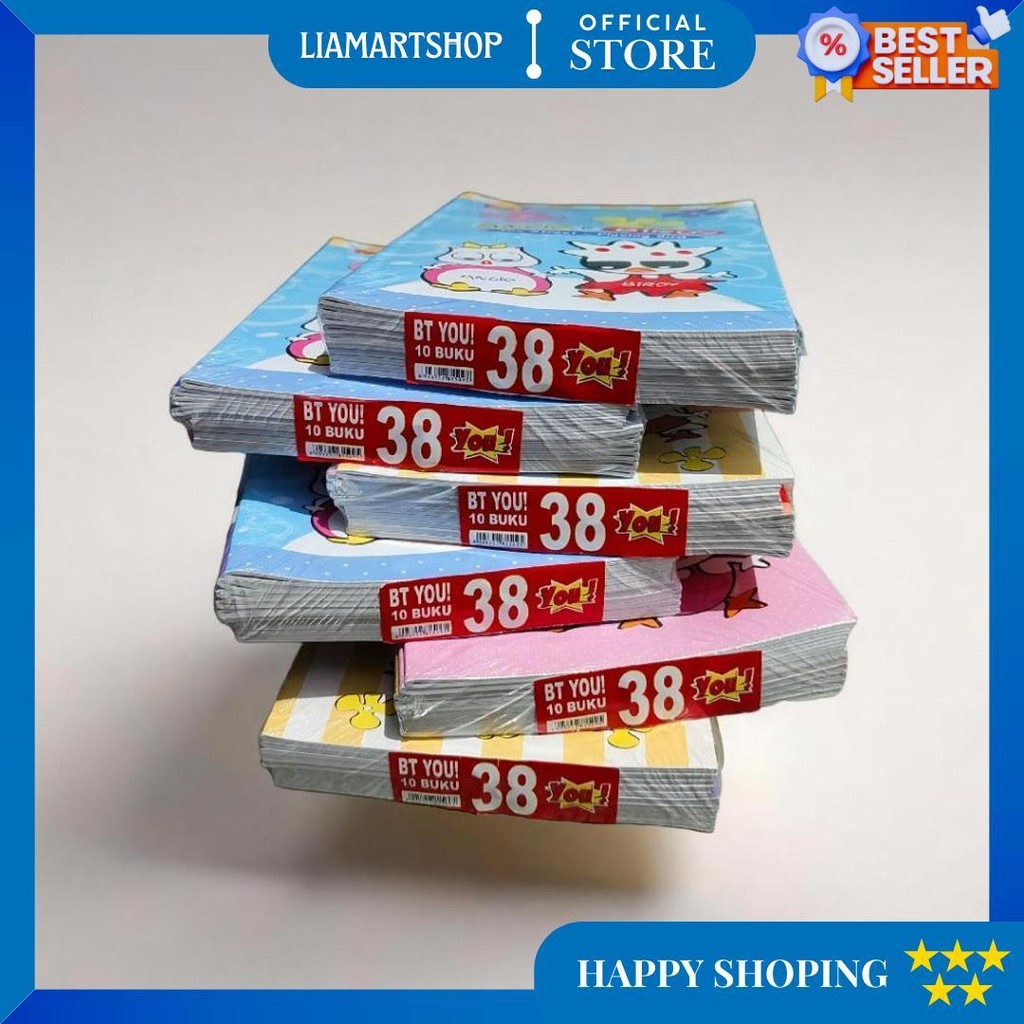 

Buku Tulis Isi 38 Lembar 1 Pack Isi 10 Buku D Cod