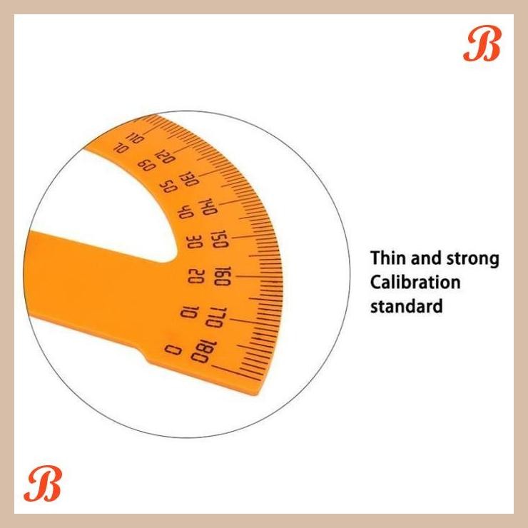 [CBM] PENGGARIS BUSUR PAPAN TULIS SEKOLAH PLASTIK BUSUR DERAJAT