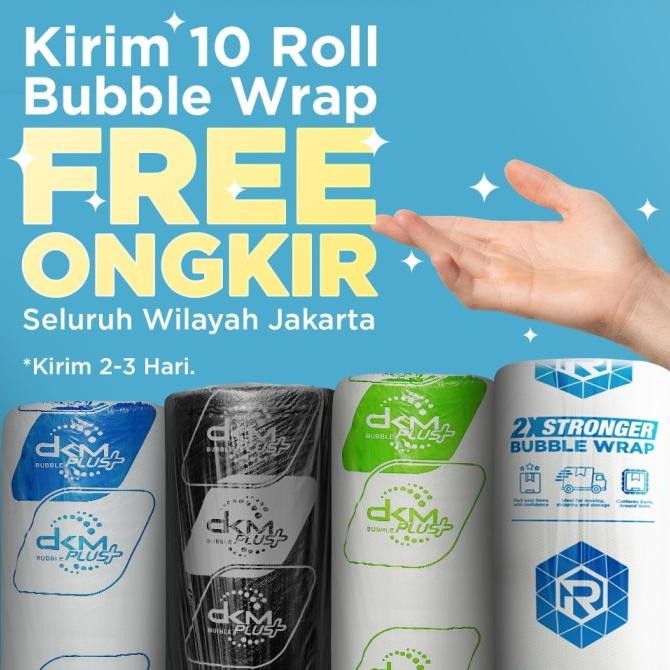 

tersedia plastik bubble/buble/babel wrap dkm+/bubble wrap premium ekonomis
