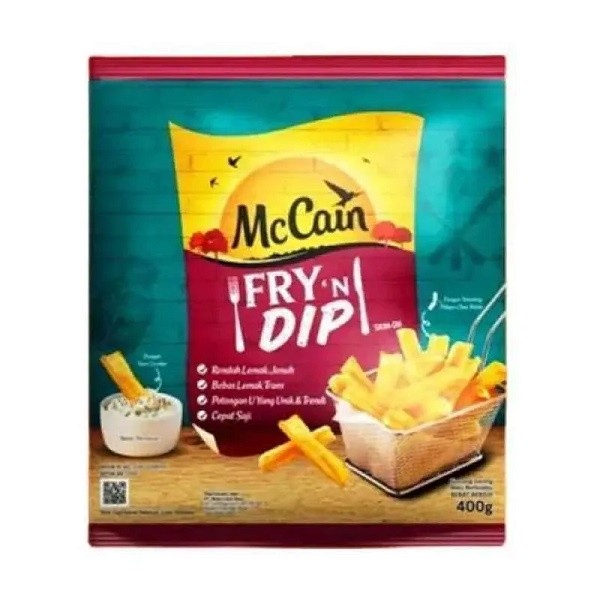 

MC.CAIN FRY N DIP SKIN ON 400 GR