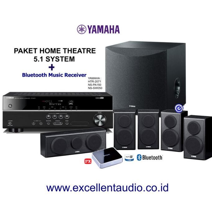 Terlaris Paket Yamaha Htr 2071 Ns Pa150 Bluetooth Home Theatre System