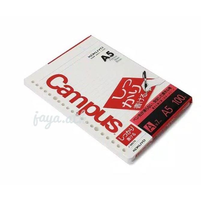 

KOKUYO - Campus Loose Leaf Paper Garis - A5 7mm Rule 100 Sheets 807A murah