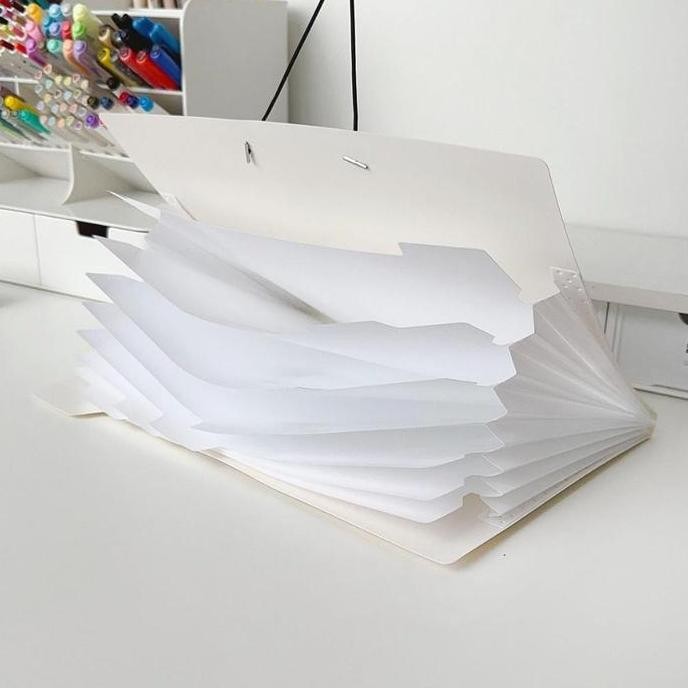 

Tas File A4 8 Sekat Indeks Bahan Lucu Document Bag A4 Cute File Folder Organizer Document Keeper Clear Holder Map File Dokumen barang aesthetic murah