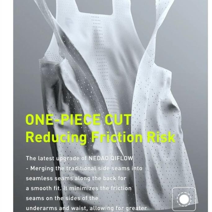 Sale Nedao Women Qiflow Racing One Cut Singlet White